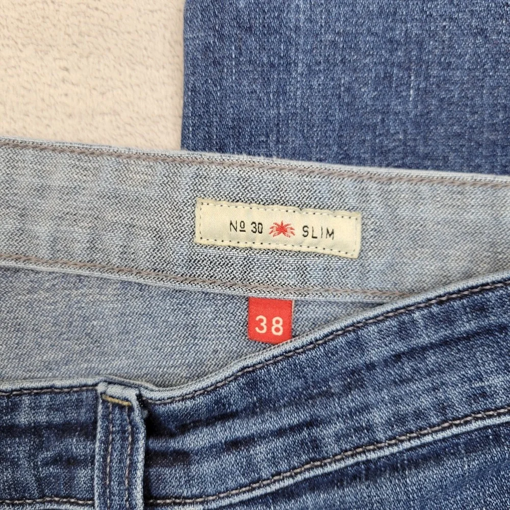 Agave‎ Jeans Men 38 Slim No 30 Rocker Newport Rinse Dark Denim Pants Adult